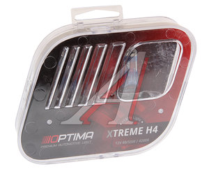 Изображение 1, HXTH4 Лампа 12V H4 60/55W P43t +130% бокс (2шт.) Xtreme OPTIMA