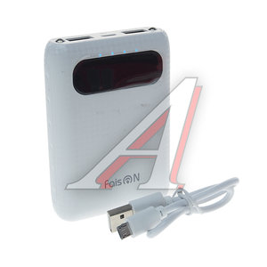 Изображение 3, HB20 white Аккумулятор внешний 10000мА/ч для зарядки мобильных устройств FAISON