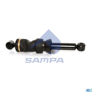 Изображение 1, 060.185-01 Амортизатор IVECO Stralis кабины задний (пневмо) (тип Sachs) SAMPA