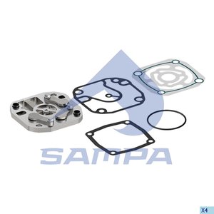 Изображение 2, 096.881 Ремкомплект компрессора (плита с клапанами + прокладки) MERCEDES Actros SAMPA