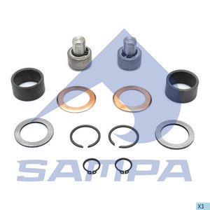 Изображение 6, 040.598/2 Ремкомплект SCANIA P, G, R, T series вилки сцепления (без вала и втулки) SAMPA
