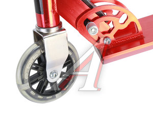 Изображение 3, BQ-801 RED Самокат 2-х колесный (колесо 100мм) до 60кг алюминий красный