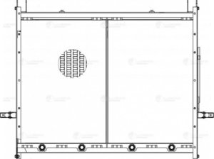 Изображение 3, LOC0603 Блок радиаторов К-744Р2, 744Р3 ГУР и КПП (дв.ТМЗ-8481.10, 10-02, 04) с каркасом LUZAR