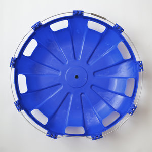 Изображение 2, МК-ПЛ-Р15 Колпак колеса R-22.5 переднего пластик (синий) Турбо ТТ