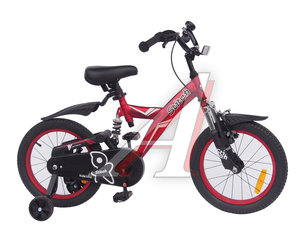 Изображение 1, JK714-16 Велосипед 16" 1-ск. (4-6 лет) красный STITCH