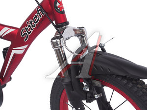 Изображение 3, JK714-16 Велосипед 16" 1-ск. (4-6 лет) красный STITCH