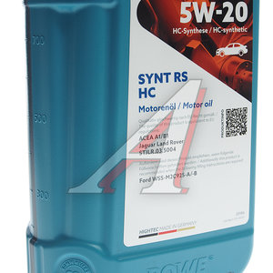 Изображение 2, 20186-0010-99 Масло моторное HIGHTEC SYNT RS A1/B1 5W20 синт.1л ROWE