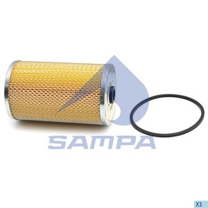 Изображение 1, 202.432-01 Фильтр топливный MAN NEOPLAN SETRA STEYR VOLVO (бумажный) SAMPA