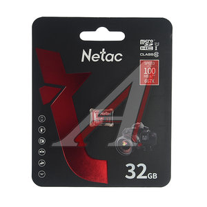 Изображение 1, NT02P500PRO-032G-S Карта памяти 32GB MicroSD class 10 NETAC