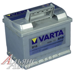 Изображение 1, 6СТ63(1) D39 Аккумулятор VARTA Silver Dynamic 63А/ч