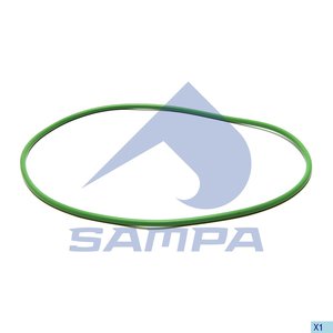 Изображение 1, 115.889 Кольцо уплотнительное SCANIA бортовой передачи заднего моста (255х5.7мм) SAMPA