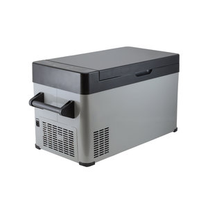 Изображение 1, libq40 Автохолодильник 38л 81.2х40.5х36см компрессорный 12-24-220V 48W металл,  пластик 15.3кг Q-40 LIBHOF