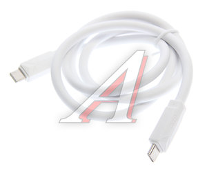 Изображение 1, NBQ233B White Кабель USB Type C-USB Type C 1м белый XO