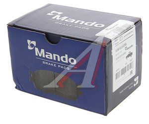 Изображение 3, MBF015155 Колодки тормозные MERCEDES S (W220, C215 AMG) (98-06) задние (4шт.) MANDO