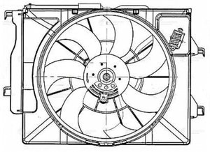 Изображение 4, LFK08L5 Вентилятор KIA Rio (17-) охлаждения радиатора LUZAR