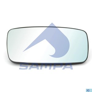 Изображение 2, 051.129 Элемент зеркальный DAF XF105 основной с подогревом левый/правый SAMPA