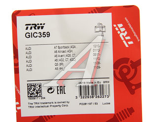 Изображение 3, GIC359 Датчик износа тормозных колодок AUDI A6 (12-), A7 (10-), A8 (09-), Q5 (12-) передний TRW