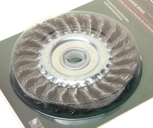 Изображение 2, RF-BWF105 Кордщетка для УШМ дисковая 125мм витая сталь в блистере ROCKFORCE