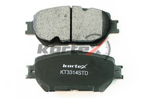 Изображение 2, KT3314STD Колодки тормозные TOYOTA Camry (00-) передние (4шт.) KORTEX