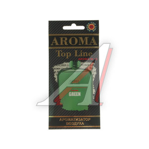 Изображение 1, №15 Lacoste Green Ароматизатор подвесной пластина (№15 Lacoste Green) TOP LINE