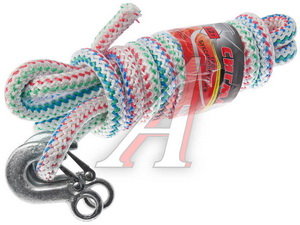 Изображение 1, AB-12Ш Трос буксировочный 12т 5м альпийский шнур (крюк-крюк) АВТОСТОП