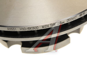 Изображение 3, R1531 Диск тормозной HYUNDAI HD65 (09-) передний (1шт.) VALEO PHC