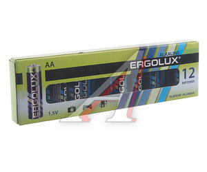Изображение 1, LR6 BP-12 Батарейка AA LR6 1.5V блистер 12шт. (цена за 1шт.) Alkaline ERGOLUX
