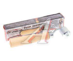 Изображение 1, DC-000-0000106 Ролик прикаточный металлический с деревянной ручкой 35мм DREAMCAR