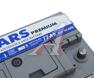 Изображение 3, 6СТ77(0) Аккумулятор BARS Premium 77А/ч обратная полярность