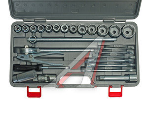 Изображение 2, 12385 Набор инструментов 26 предметов слесарно-монтажный в кейсе Автомобилист НИЗ