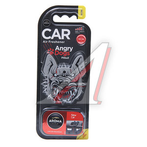 Изображение 1, 83184 Ароматизатор на дефлектор полимерный (new car) Angry Dogs AROMA CAR