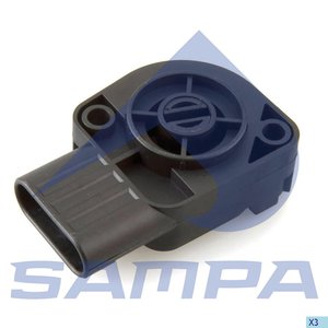 Изображение 2, 051.137 Датчик DAF CF85, 75, XF105 положения педали газа SAMPA