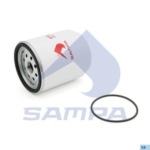 Изображение 1, 078.380-01 Фильтр топливный VOLVO FH12, FH13 (05-) сепаратора (h=130мм, отверстие под стакан М80мм) SAMPA