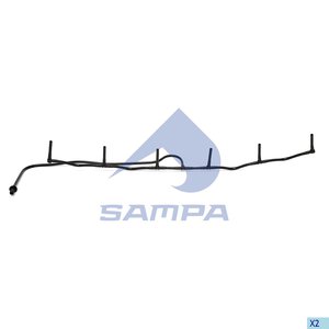 Изображение 2, 045.198 Трубка топливная SCANIA P, G, R, T series (для прокачки) SAMPA