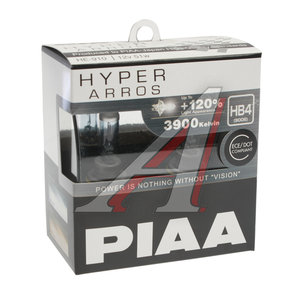Изображение 1, HE-910-HB4 Лампа 12V HB4 55W +120% бокс (2шт.) Hyper Arros PIAA