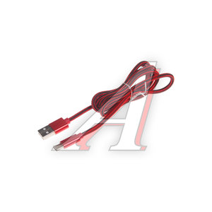 Изображение 1, LS60 Кабель USB Type C 1м красный LDNIO