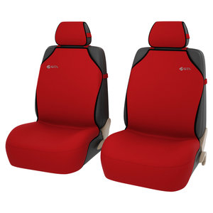 Изображение 5, 126261 Авточехлы (майка) на передние сиденья полиэстер красные (2 предм.) Start Front PSV