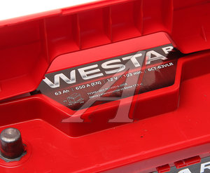Изображение 2, 6СТ63 Аккумулятор WESTA RED 63А/ч обратная полярность, низкий