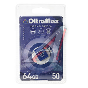 Изображение 1, OM-64GB-50-Blue Карта памяти USB 64GB OLTRAMAX