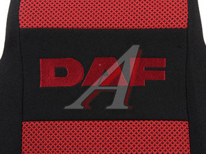 Изображение 2, DAF XF 105 Чр-Кр Авточехлы DAF XF 105 жаккард черно-красные комплект АВТОРЕАЛ