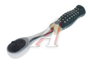 Изображение 2, RF-802222 Ключ трещотка 1/4" 72 зуба реверсивная усиленная изогнутая с резиновой ручкой ROCKFORCE