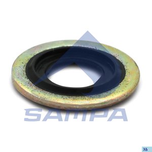 Изображение 1, 115.320 Шайба MAN RENAULT металло-эластомерная (8.7х14х1мм) SAMPA