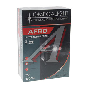 Изображение 3, OLLEDHB4AERO-2 Лампа светодиодная 12V HB4 P22d 3000Lm (2шт.) Aero OMEGALIGHT