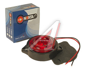 Изображение 1, L0049RED Фонарь габаритный LED 24V,  круглый красный (d=55мм 10-светодиодов) NOKTA