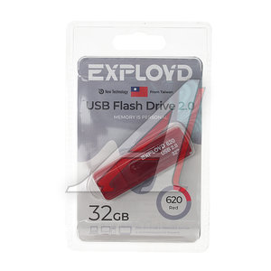 Изображение 1, EX-32GB-620-Red Карта памяти USB 32GB EXPLOYD