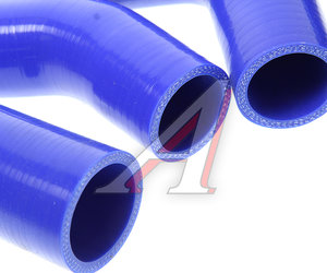 Изображение 3, 130-17-041 Патрубок УАЗ Патриот радиатора комплект 4шт. синий силикон MEGAPOWER