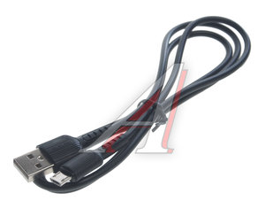 Изображение 1, BX16 black Кабель micro USB 1м черный BOROFONE