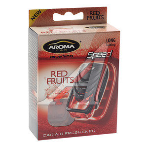 Изображение 2, 92317 Ароматизатор на дефлектор жидкостный (красные фрукты) "Speed" AROMA CAR