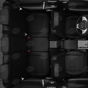Изображение 8, VZ29-2200-EC01 Авточехлы ЛАДА Vesta (15-) седан,  универсал экокожа задняя спинка 40x60 черные комплект AVTOLIDER