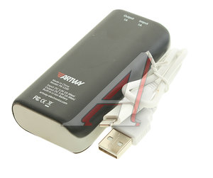 Изображение 2, PB-5200 Аккумулятор внешний 5200мА/ч для зарядки мобильных устройств ARTWAY